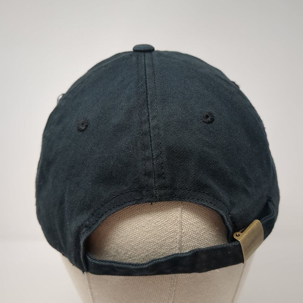 Pineapple Slideback Hat Solid Black One Size Adju… - image 6